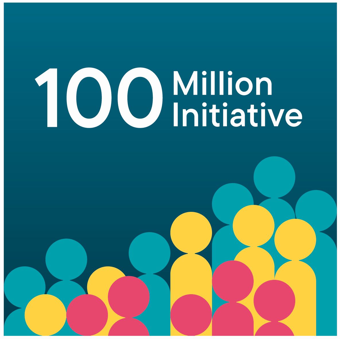100 Million Initiative logo