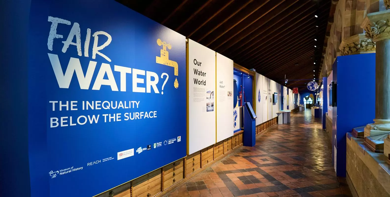Fair Water? Exhibition at the Oxford University Natural History Museum by Ian Wallman