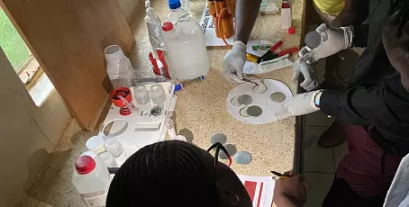 Water quality testing for the SafeManzi pilot